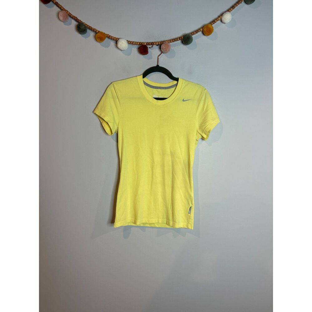 Nike Dri-Fit yellow short sleeve tee